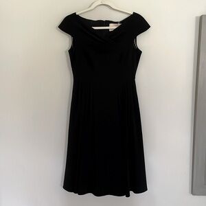 Gal Meets Glam Ruthie Portrait Collar Dress, size 2, black